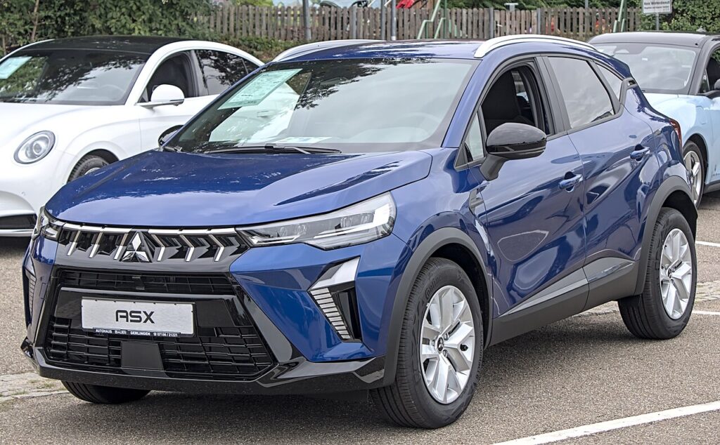 An Image of blue Mitsubishi ASX – Budget-Friendly Road Tripper small suv
