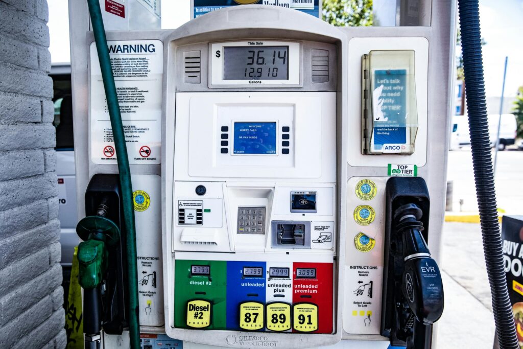 An image of fuel pumps for the section of best fuel efficient cars for long distance