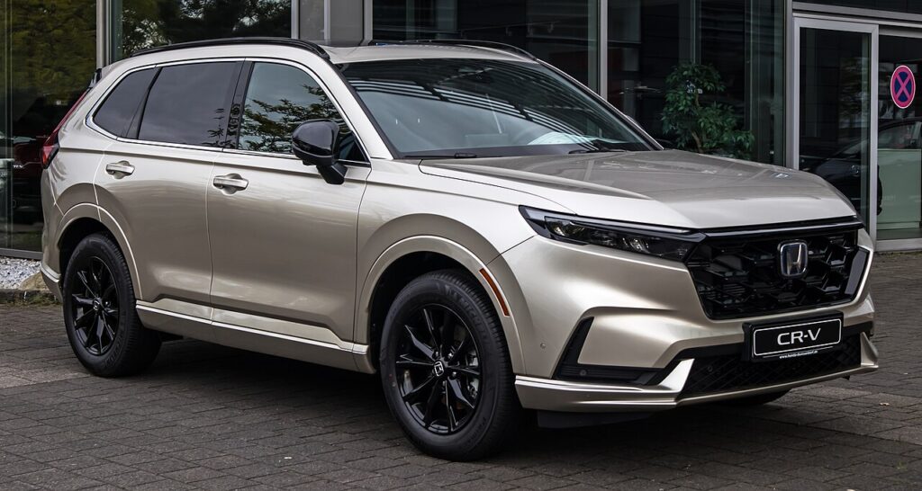 An image parked Honda CRV 2025 for section Best Small SUVs and Budget Picks for Long Travel