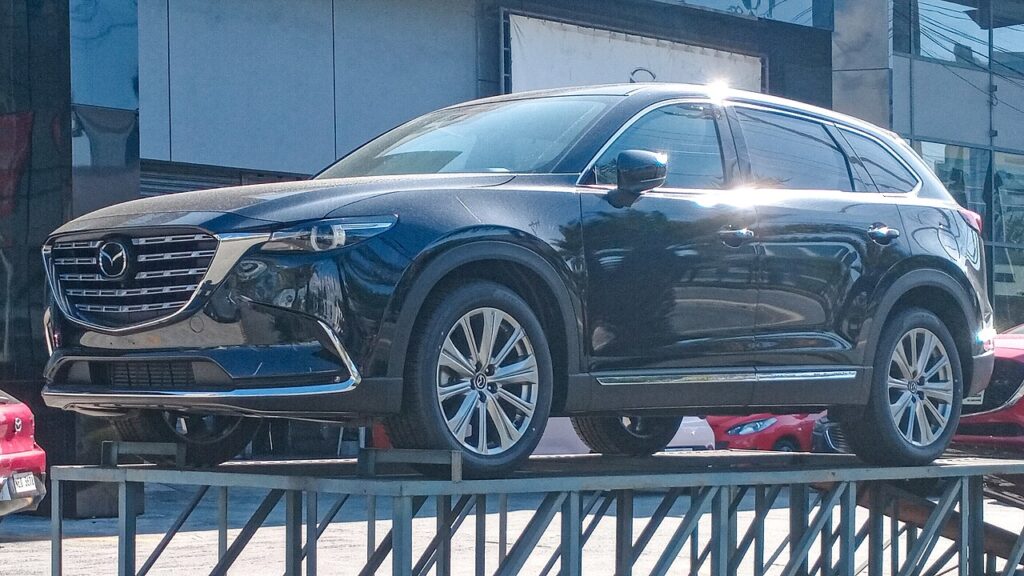 an Image of Mazda CX9 for Most Comfortable SUV for Long Road Trips