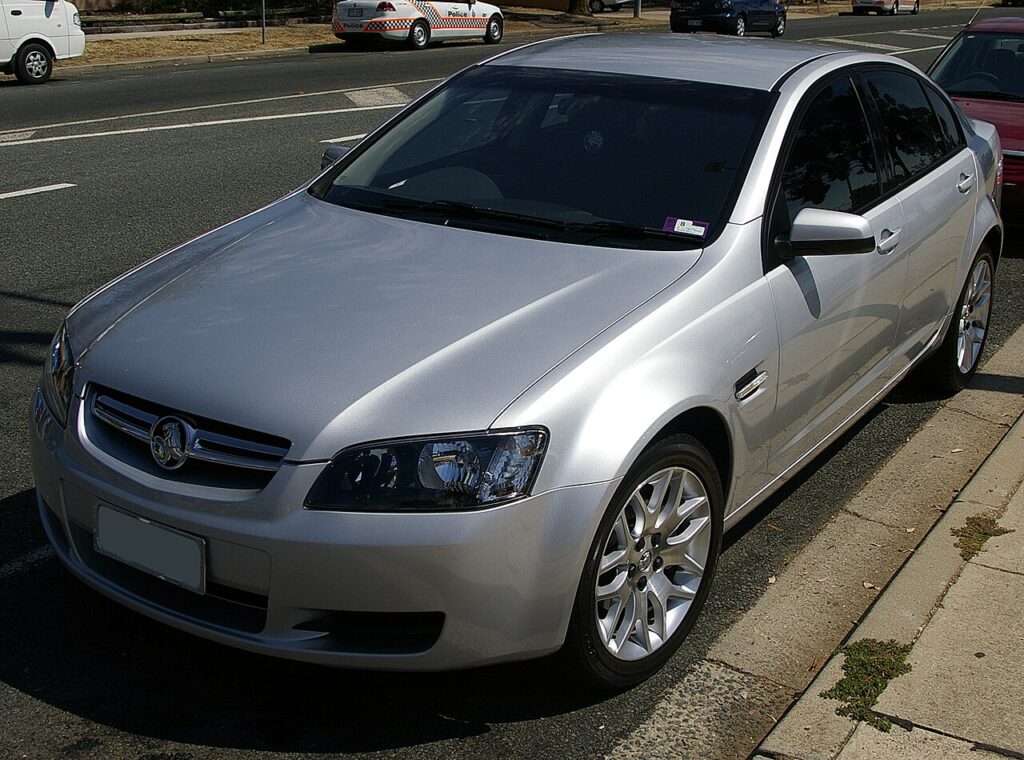 An image of grey holden commodore omega for the article best sedans under $10k in Australia