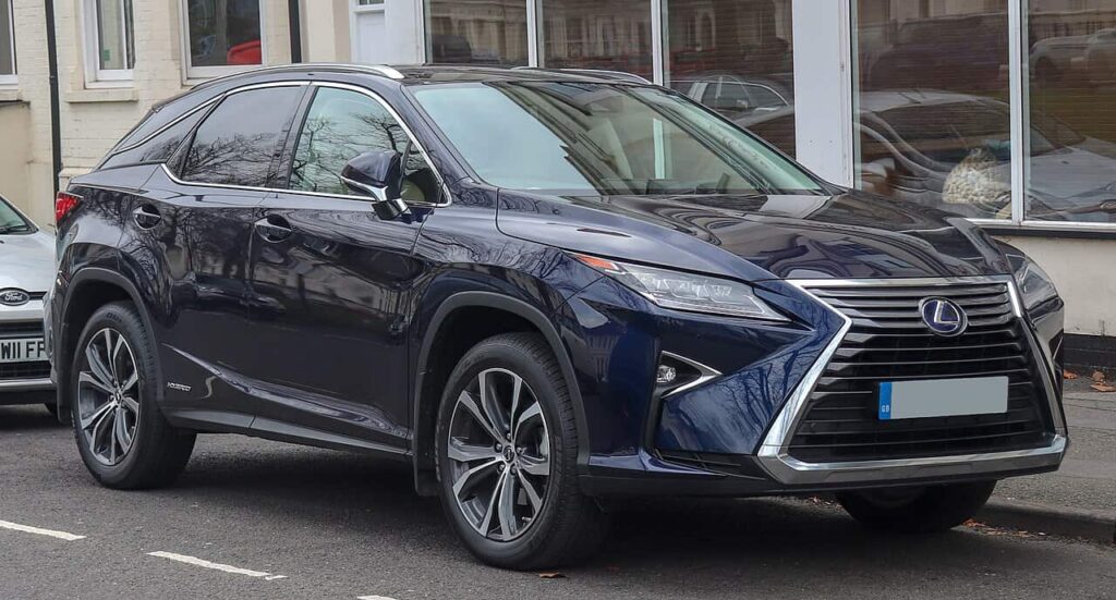 An image of Lexus RX Most comfortable cars under $40k in Australia.