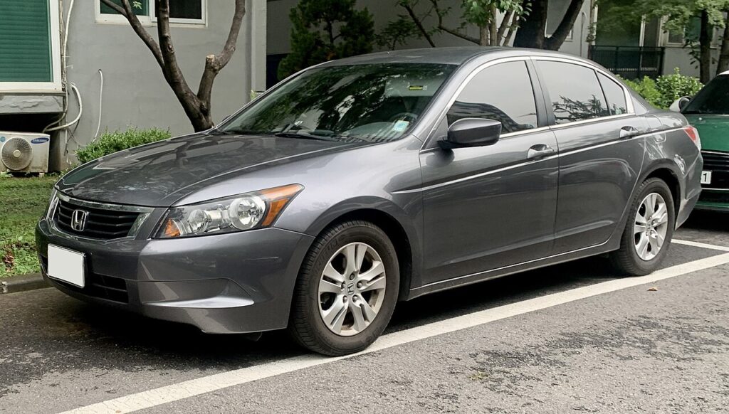 An image of a Grey Honda Accord for the best car Under $5k section