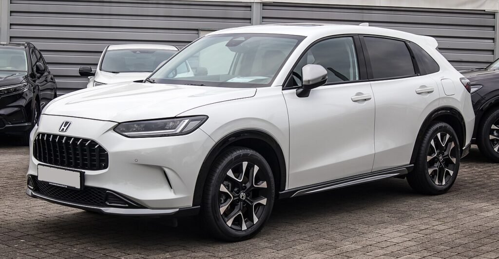 An image of white Honda ZRV for section best Honda Car and new SUV for 2025