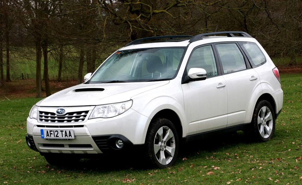 An Image of white Subaru Forester best second hand cars under $10k