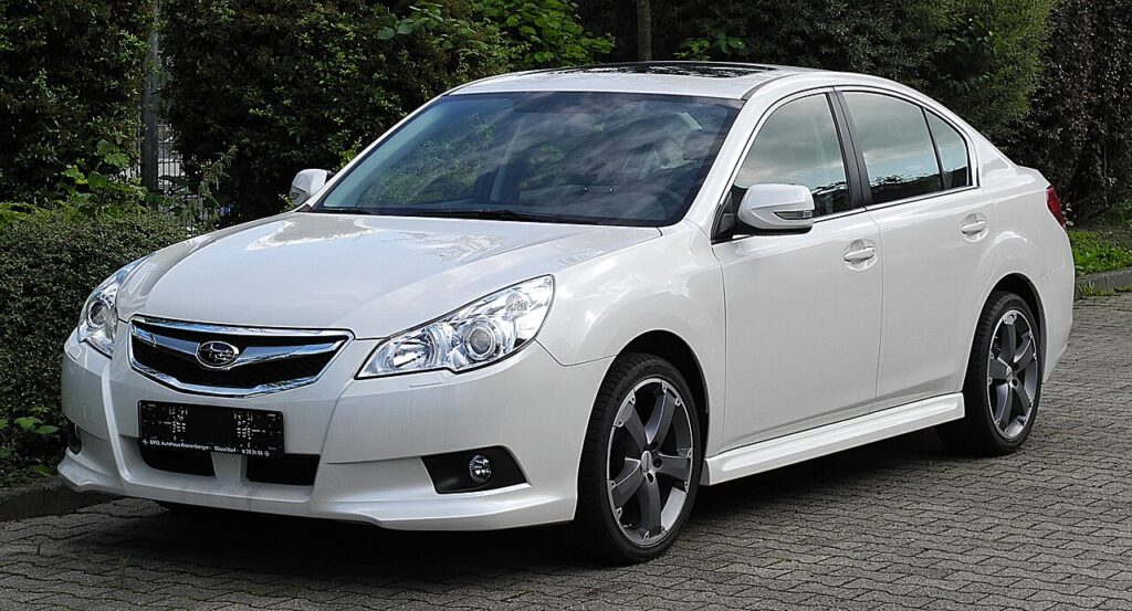 an Image of white Subaru Liberty Best Sedan under $10k in Australia
