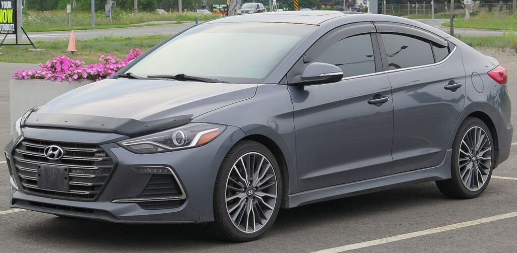 An Image of Hyundai Elantra for the article Best cool sedans