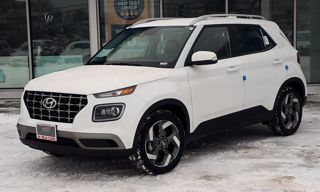White Hyundai Venue: A Compact and Affordable Best First Car