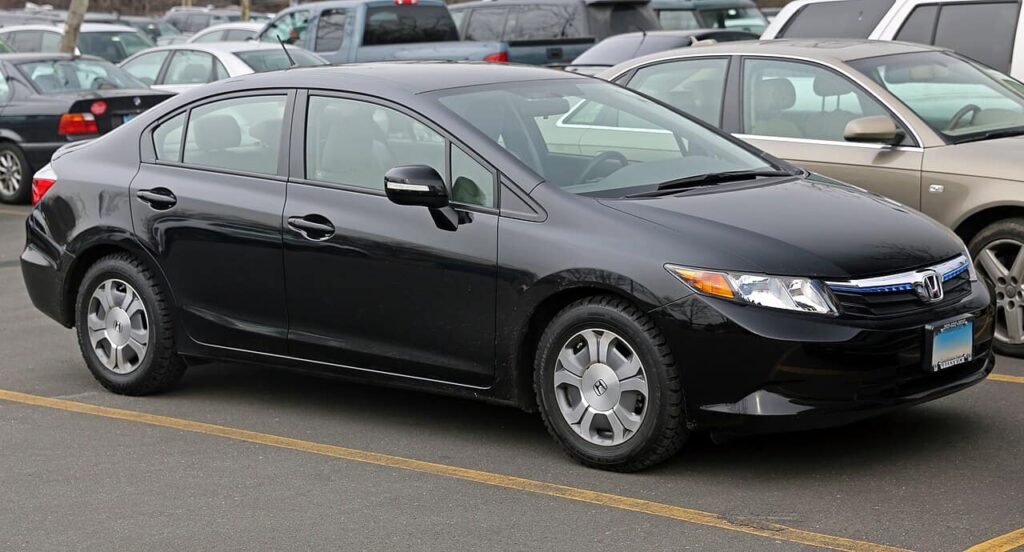Black Sedan Honda Civic – A Stylish, Long-Lasting Option Among the Best Cars for P Platers.