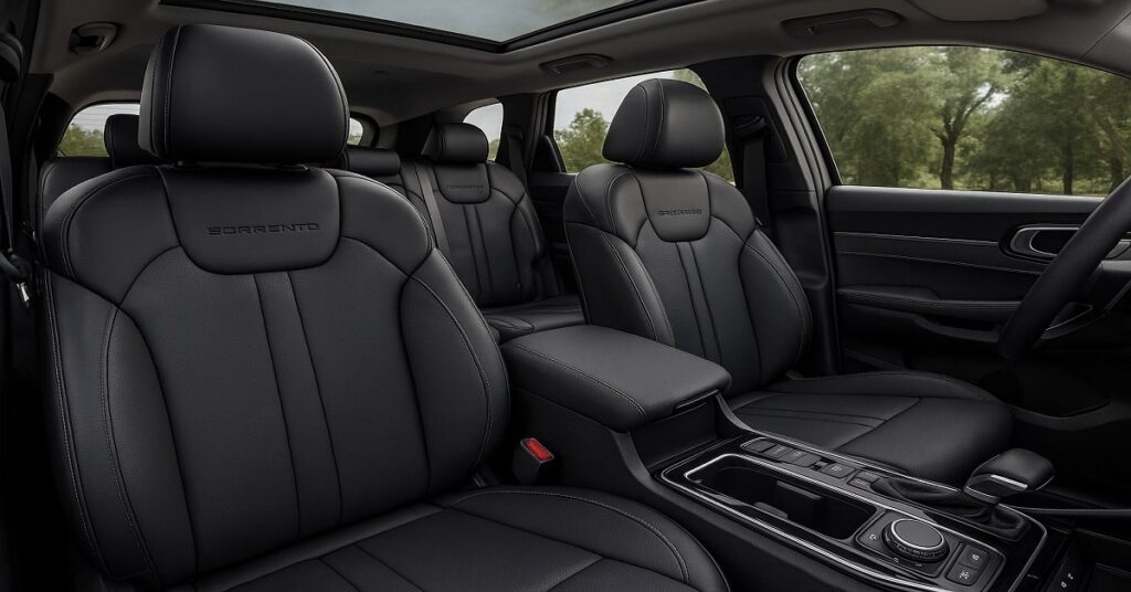Kia Sorento Interior for article Which SUV has the most comfortable seats