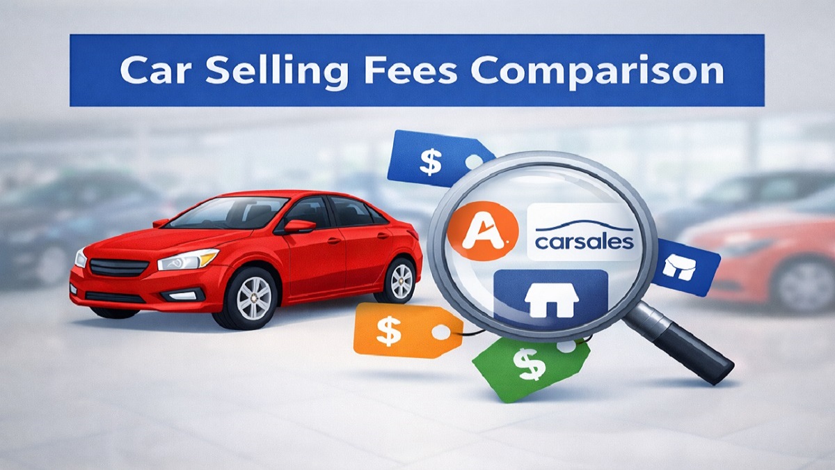 car selling fees comparison australia